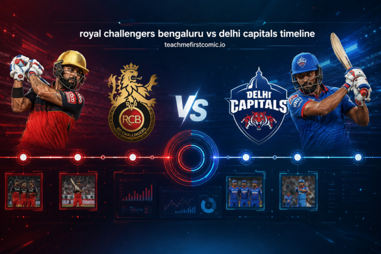 Royal challengers bengaluru vs delhi capitals timeline